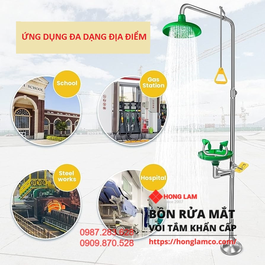 Cách Lắp Đặt Bồn Rửa Mắt Khẩn Cấp theo quy chuẩn